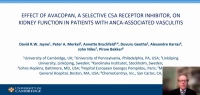 EFFECT OF AVACOPAN, A SELECTIVE C5A RECEPTOR INHIBITOR, ON KIDNEY FUNCTION IN PATIENTS WITH ANCA-ASSOCIATED VASCULITIS