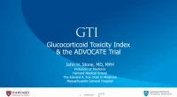 Glucocorticoid Toxicity Index & the ADVOCATE Trial