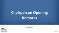 Chairperson Welcome Remarks icon
