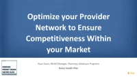 Optimize your Provider Network to Ensure Competitiveness Within your Market icon