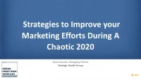 Strategies to Improve your Marketing Efforts During A Chaotic 2020 icon