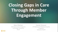Closing Gaps in Care through Member Engagement icon