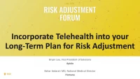 Incorporate Telehealth into your Long-Term Plan for Risk Adjustment icon