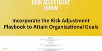 Incorporate the Risk Adjustment Playbook to Attain Organizational Goals icon