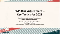 CMS Risk Adjustment – Key Tactics for 2021 icon