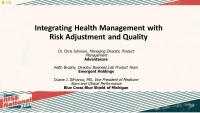 Integrating Health Management with Risk Adjustment and Quality icon