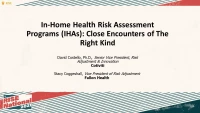 In-Home Health Risk Assessment Programs (IHAs): Close Encounters of The Right Kind icon
