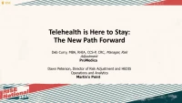 Telehealth is Here to Stay: The New Path Forward icon