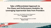 Take a Differentiated Approach to Pre-Chase and Performance Analytics by Leveraging Experiential Data from Providers  icon