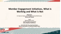 Member Engagement Initiatives, What is Working and What is Not icon