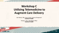Workshop C: Utilizing Telemedicine to Augment Care Delivery icon