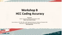 Workshop B: HCC Coding Accuracy icon