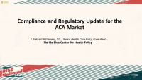 Compliance and Regulatory Update for the ACA Market icon