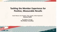 Tackling the Member Experience for Positive, Measurable Results icon
