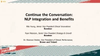 Continue the Conversation: NLP Integration and Benefits icon