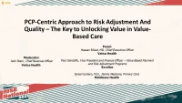 PCP-Centric Approach to Risk Adjustment And Quality – The Key to Unlocking Value in Value-Based Care icon