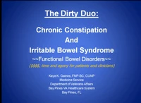 The Dirty Duo: Chronic Constipation and Irritable Bowel Syndrome icon