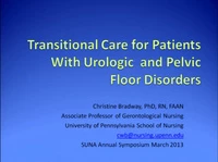 Transitional Care for Patients with Urologic and Pelvic Floor Disorders icon