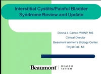 Interstitial Cystitis/Painful Bladder Syndrome Review and Update icon