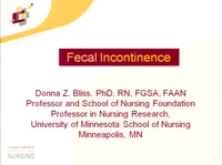 Fecal Incontinence icon