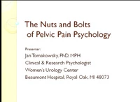 The Nuts and Bolts of Pelvic Pain Psychology icon