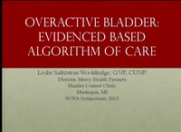Overactive Bladder: Evidence-Based Algorithm of Care icon