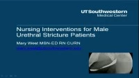 Nursing Interventions for Male Urethral Stricture Patients  icon