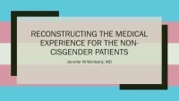 Reconstructing the Experience for the Non-Cisgender and the Gender Non-Binary Patients icon