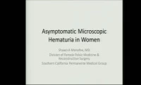 Asymptomatic Microscopic Hematuria in Women  icon