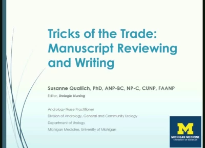 Tricks of the Trade: Manuscript Reviewing and Writing icon