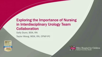 Exploring the Role of Nursing in Interdisciplinary Urology Team Collaboration icon