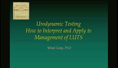 UDS - How to Interpret and Apply to Management of Patients with LUTS icon