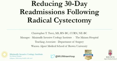 Reducing 30-Day Readmissions Following Radical Cystectomy - Part 1 icon