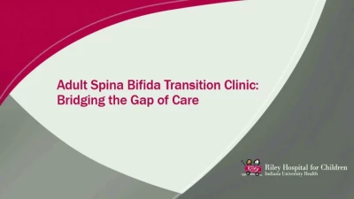Adult Spina Bifida Transition Clinic: Bridging the Gap of Care icon