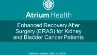 Enhanced Recovery After Surgery (ERAS) for Kidney and Bladder Cancer Patients icon