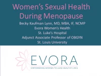 Women's Sexual Health During Menopause icon