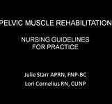 Pelvic Muscle Rehabilitation: Nursing Guidelines for Practice icon