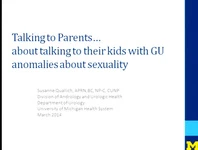 Talking to Parents...About Talking to Their Kids with GU Anomalies About Sexuality icon