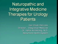 Naturopathic and Integrative Medicine Therapies for Urology Patients icon
