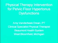 Physical Therapy Intervention for Pelvic Floor Hypertonus Dysfunctions icon