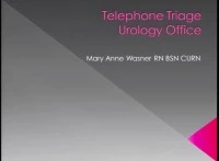 Telephone Triage in the Urology Office icon
