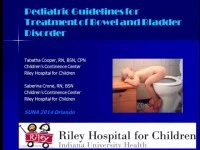 Guidelines for Management of Bowel and Bladder Disorder in the Pediatric Population icon