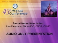 Sacral Nerve Stimulation icon