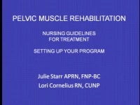 Pelvic Muscle Rehabilitation: Nursing Guidelines for Treatment and Setting up Your Program icon