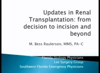 Updates on Renal Transplantation: From Decision to Incision and Beyond icon