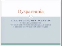 Dyspareunia: Evaluation, Diagnosis and Management icon