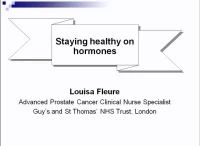 "Living Healthy on Hormones": A Service Development to Improve Men's Experience and Knowledge of Androgen Deprivation Therapy (ADT) and Its Side Effects icon