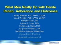Research - What Men Really Do with Penile Rehab: Adherence Outcomes; An Innovative URO/GYN Program for Military Women in Austere Settings;  Efficacy of Multimodal Rehabilitation in Radical Cystemy icon