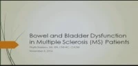 Bowel and Bladder Dysfunction in the Multiple Sclerosis Patient icon