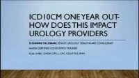 ICD-10CM- One Year Out, How Does This Impact Urology Providers icon